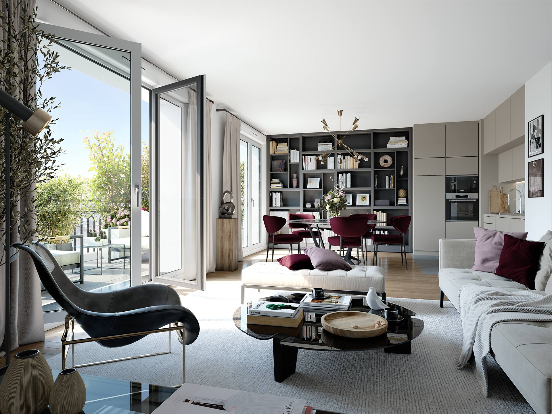 Appartement 3 chambres à vendr