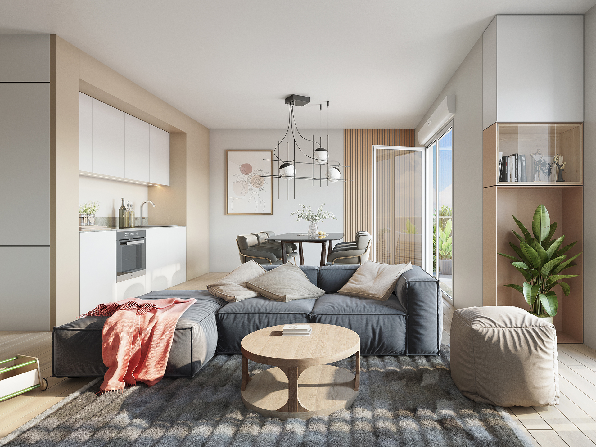 Appartement 4 chambres à vendr